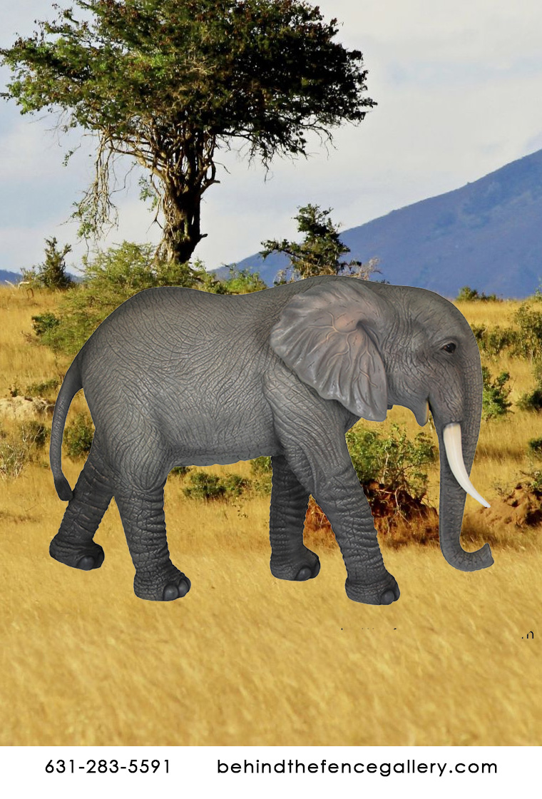 (image for) Elephant Statue - 5Ft H.